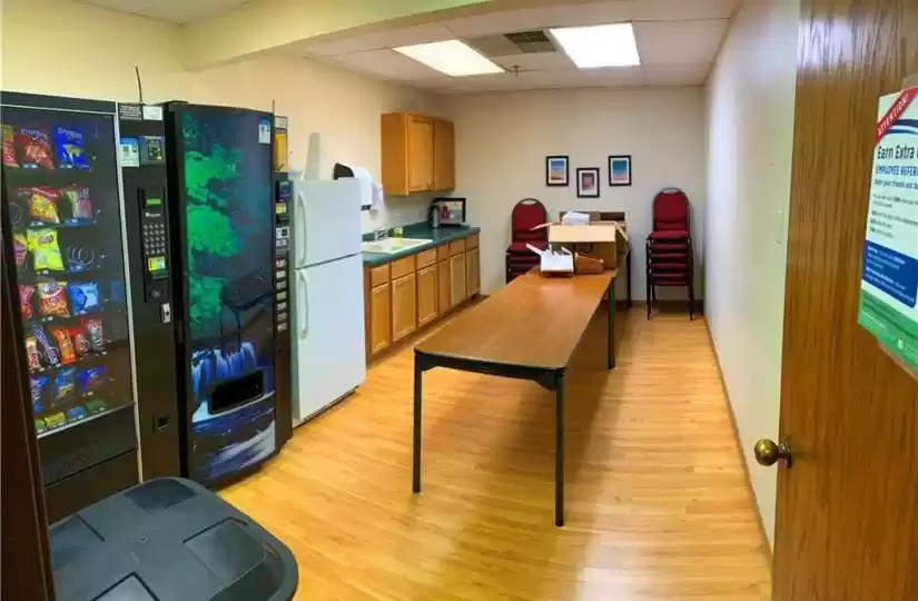 Lower level breakroom
