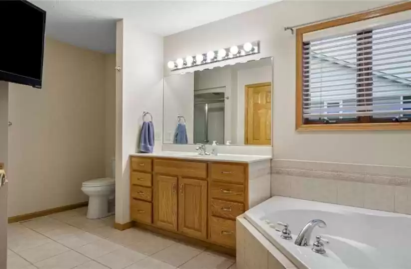 Very large and open bathroom
