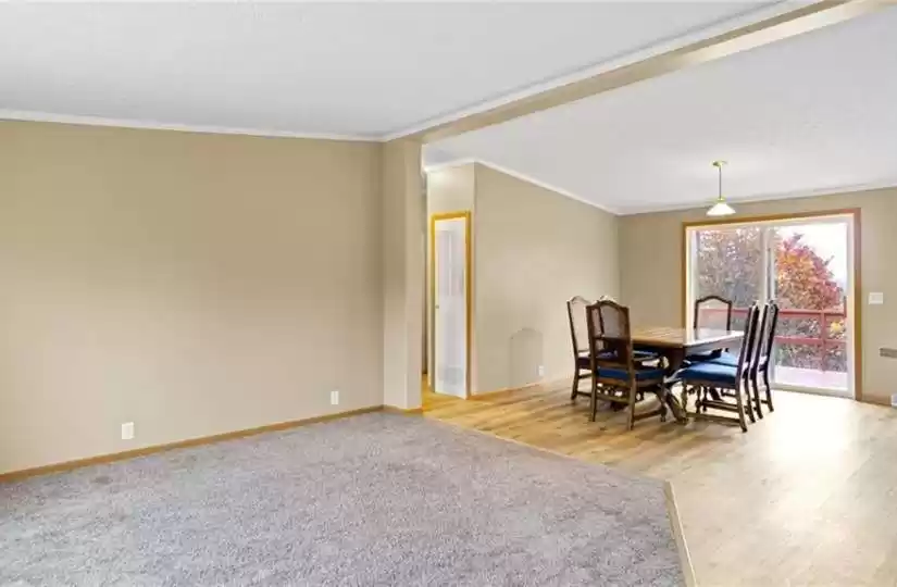 Front living room is open to dining room - makes a great space for entertaining!